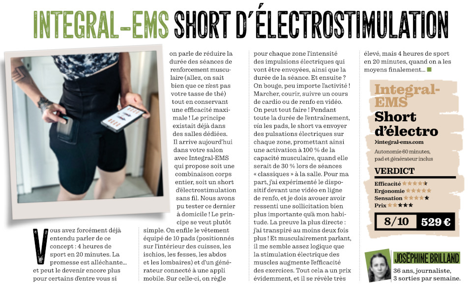 Integral-ems short d’électrostimulation – Nature Trail